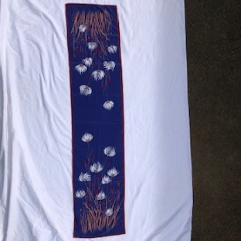 Long Vera silk scarf